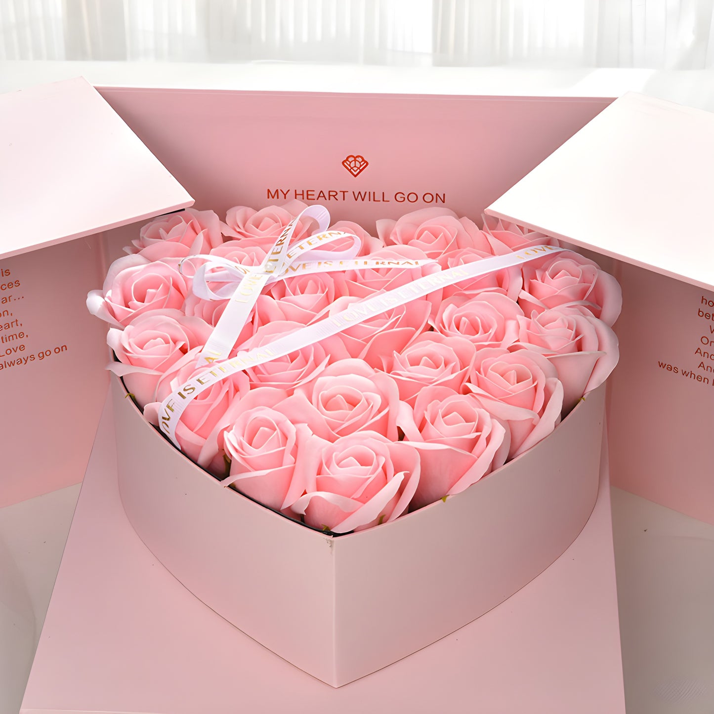 WELUVIA™ Luxury Real Rose Gift Box with Secret Compartment